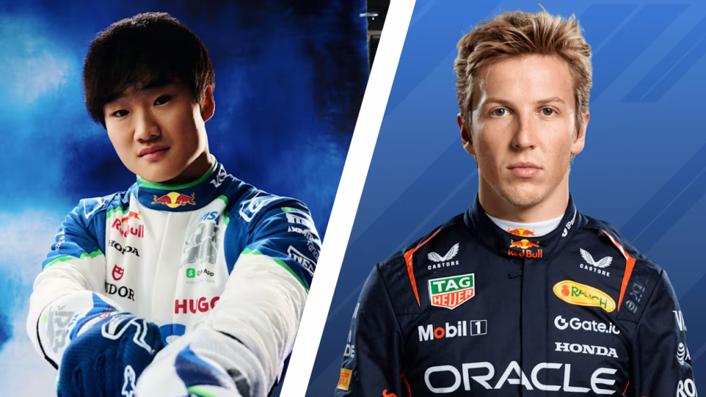 Tsunoda Replaces Lawson at Redbull Racing