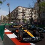 f1 cars on track